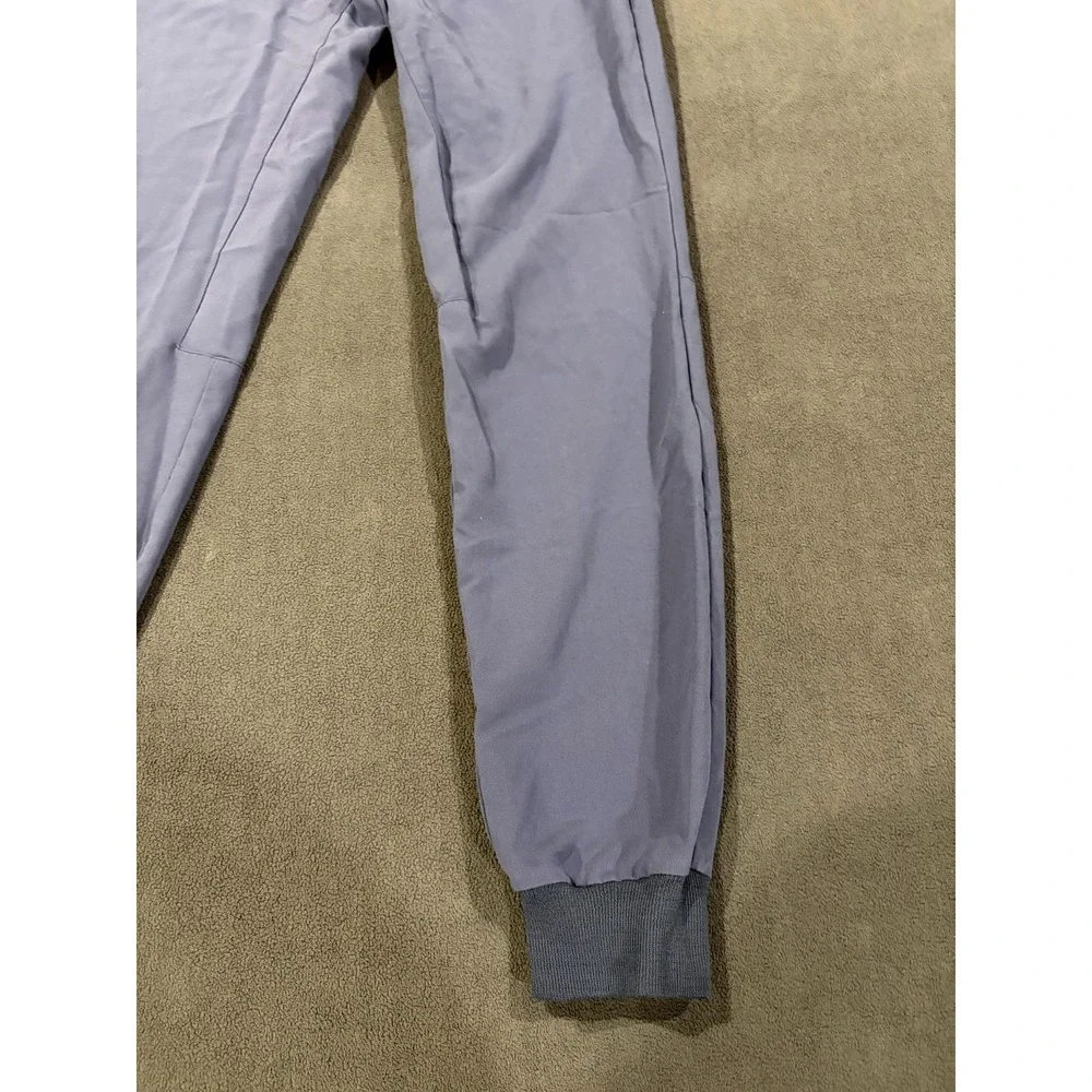 FIGS Tansen Medical Jogger Scrub Pants Mens XS Gray Drawstring Waist Tapered Leg